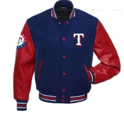 Texas Rangers Red and Blue Jacket