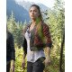 The 100 Lindsey Morgan Cropped Red Jacket