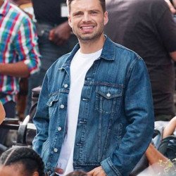 The 355 Sebastian Stan Denim Jacket