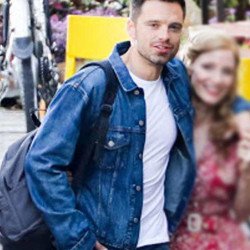 The 355 Sebastian Stan Denim Jacket