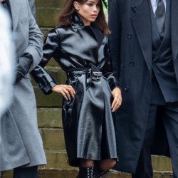 The Batman Zoe Kravitz Leather Coat