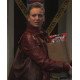 The Big Bang Theory Kaley Cuoco Burgundy Leather Jacket