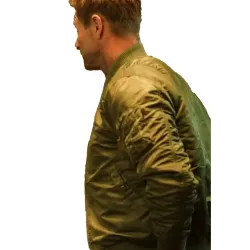 The Bricklayer 2024 Aaron Eckhart Bomber Jacket