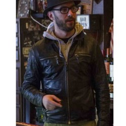 Matthias Schoenaerts The Drop Black Leather Jacket