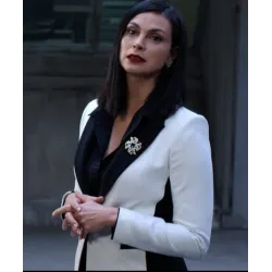 The Endgame 2022 Morena Baccarin White And Black Blazer