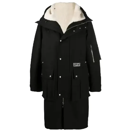 The Equalizer Queen Latifah Black Cotton Shearling Coat