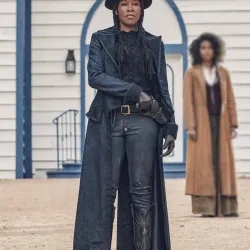 The Harder They Fall Regina King Coat