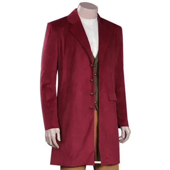 Martin Freeman The Hobbit Maroon Coat