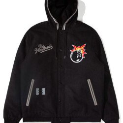 The Hundreds Black Wool Hoodie