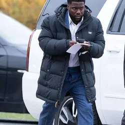 The Man from Toronto Kevin Hart Oversized Black Jacket