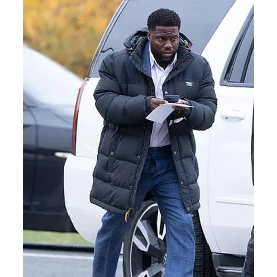 The Man from Toronto Kevin Hart Oversized Black Jacket