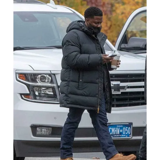 The Man from Toronto Kevin Hart Oversized Black Jacket