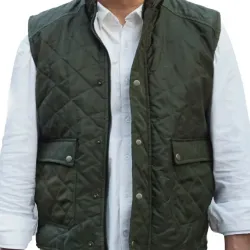 Liam Neeson The Marksman Quilted Vest