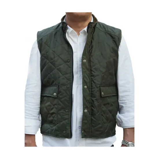 Liam Neeson The Marksman Quilted Vest