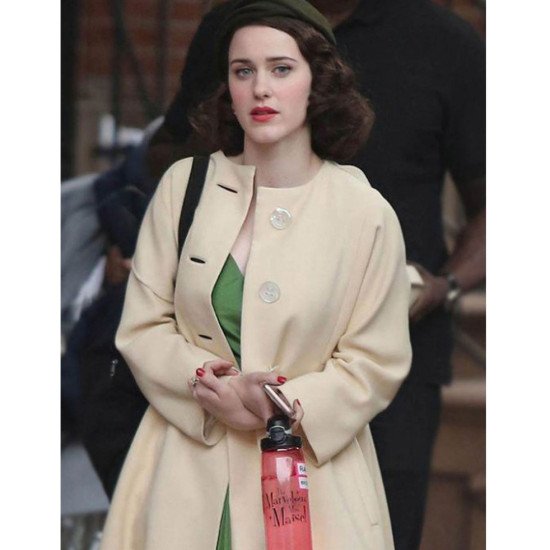 The Marvelous Mrs. Maisel Cream Wool Coat