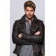 The Matchmaker's Playbook Brown Leather Jacket