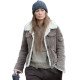 The Mother 2023 Jennifer Lopez Brown Jacket