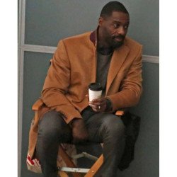 The Mountain Between Us Idris Elba Brown Coat