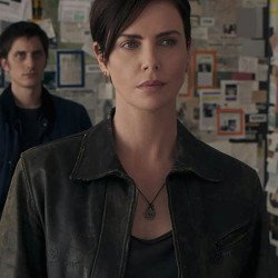 Charlize Theron The Old Guard Leather Jacket