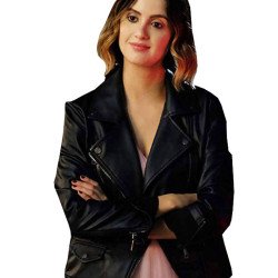 The Perfect Date Laura Marano Black Leather Jacket