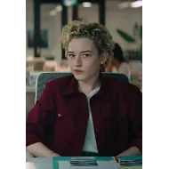 The Royal Hotel Julia Garner Red Jacket