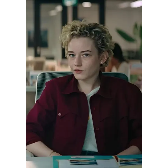 The Royal Hotel Julia Garner Red Jacket