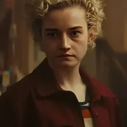 The Royal Hotel Julia Garner Red Jacket