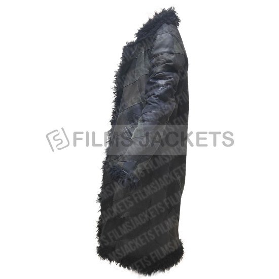 The Umbrella Academy Robert Sheehan Shearling Leather Coat