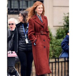 The Undoing Nicole Kidman Brown Belted Coat