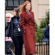 The Undoing Nicole Kidman Brown Belted Coat