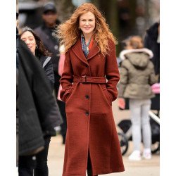 The Undoing Nicole Kidman Brown Belted Coat