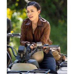 The Walking Dead's S09 Rosita Espinosa Leather Jacket - Films Jackets