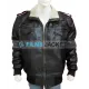 The Walking Dead Simon Bomber Leather Jacket