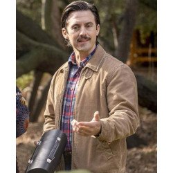 This Is Us S04 Milo Ventimiglia Brown Cotton Jacket