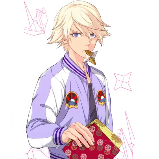 Tiger And Bunny Ivan Karelin Purple And White Jacket