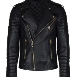 Till Death Blooded Hands Leather Jacket