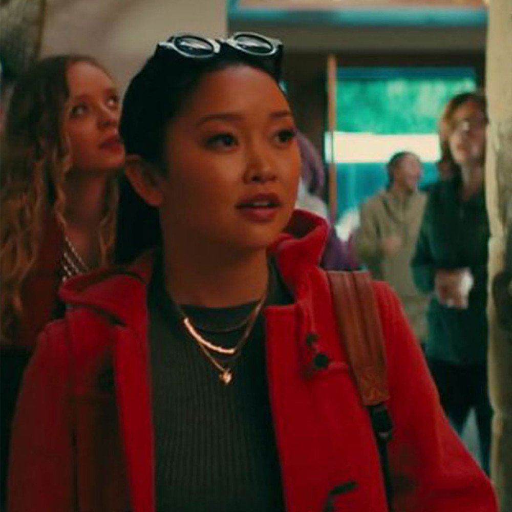 To All The Boys I Still Love You Lara Jean Duffle Red Coat