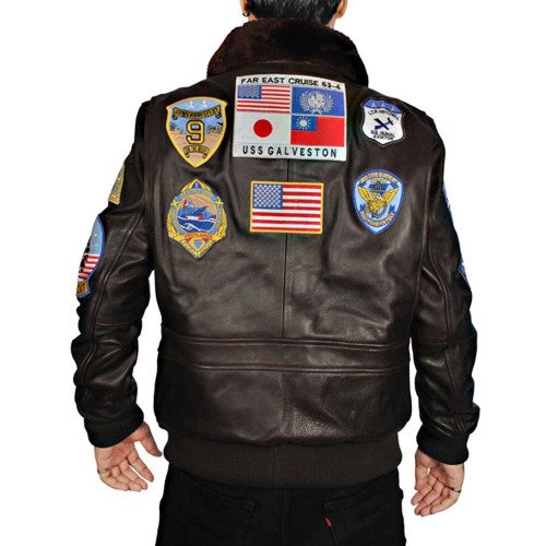 Maverick Bomber Leather Tom Cruise Top Gun Jacket - Films Jackets