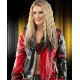 Toni Storm Red and Black Leather Jacket