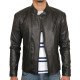 Tony Stark Black Leather Jacket