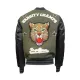 Top Gun Leopard Olive Wool Jacket