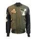 Top Gun Leopard Olive Wool Jacket