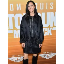 Top Gun Maverick 2022 Jennifer Connelly Black Jacket