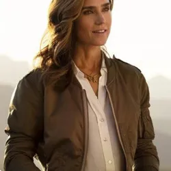 Top Gun Maverick 2022 Jennifer Connelly Brown Jacket