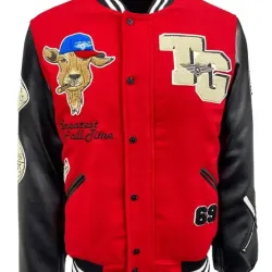 Top Gun Men Goat Red Jacket