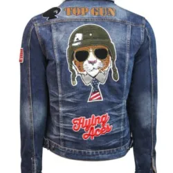 Top Gun Tom Cat Lined Denim Jacket