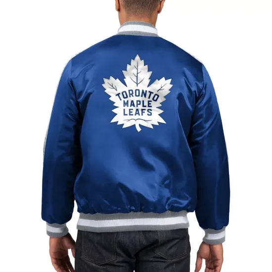 Toronto Maple Leafs blue Varsity Jacket