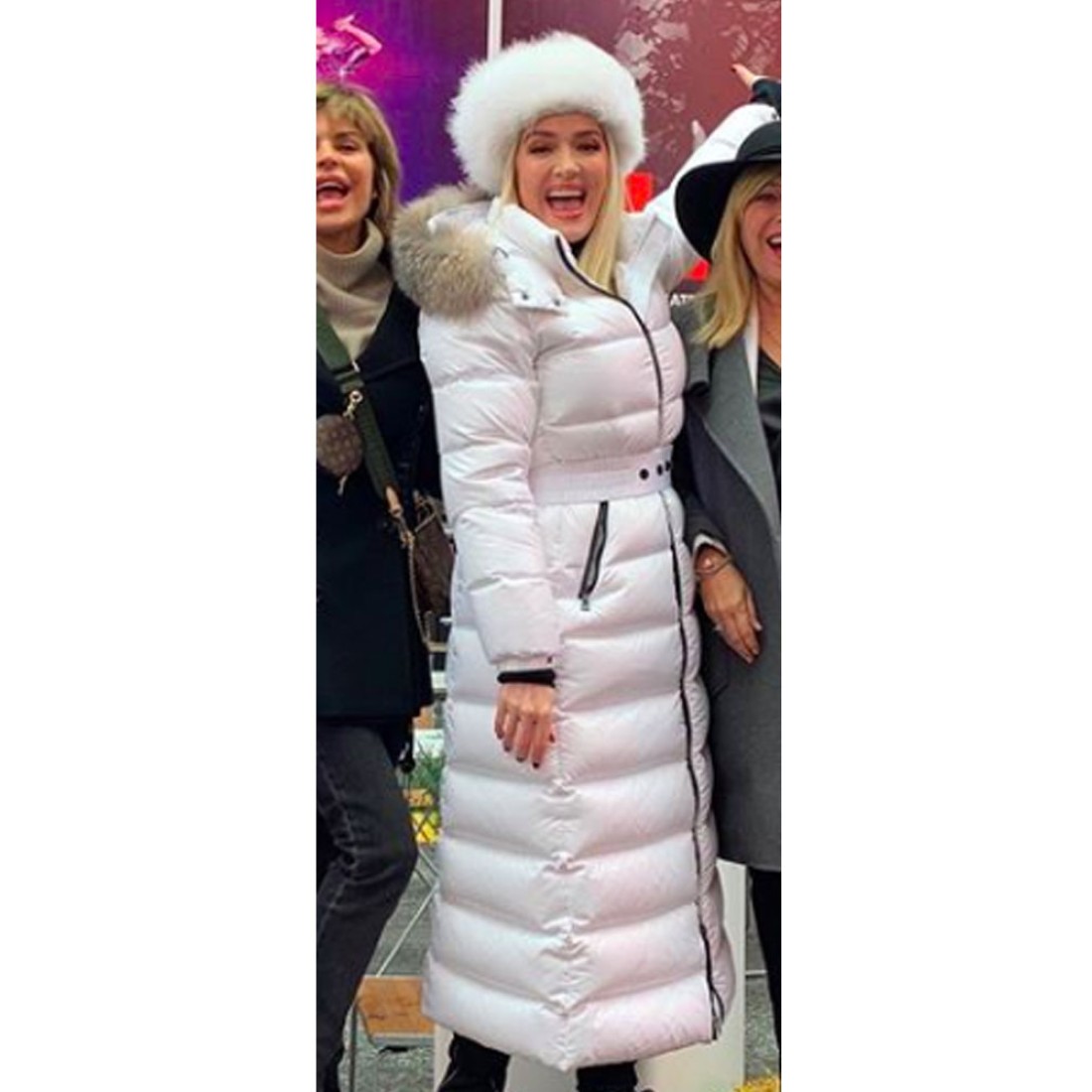 TRHOBH Erika Jayne Puffer Coat with Fur Collar - Films Jackets