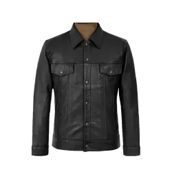 Trucker Leather Jacket