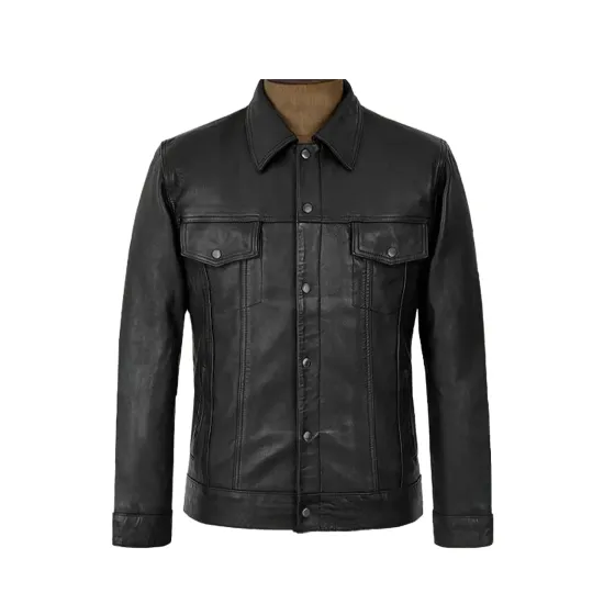 Trucker Leather Jacket